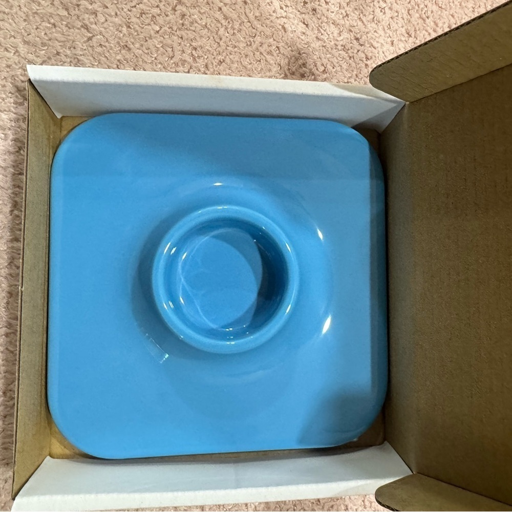 New Gustaf Westman Ikea Limited Edition Vinterfint Tealight Blue Candle Holder - Picture 4 of 7